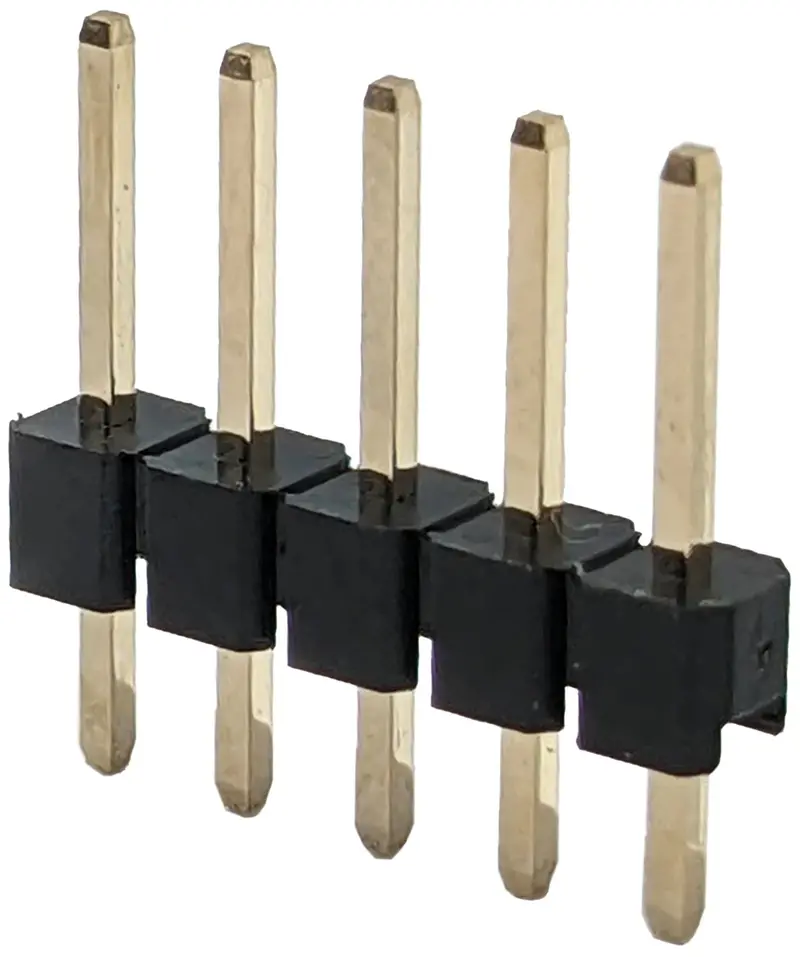 0.1″ Pitch Single-Row 5-Pin Male Header with 0.025″ Square Pins
