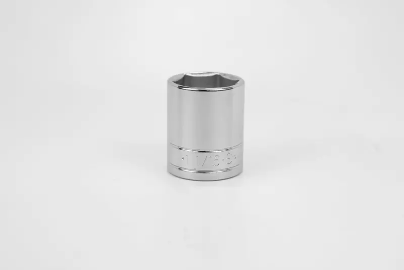 1-1/16″ 6-Point Fractional Chrome Socket — 1/2″ Drive