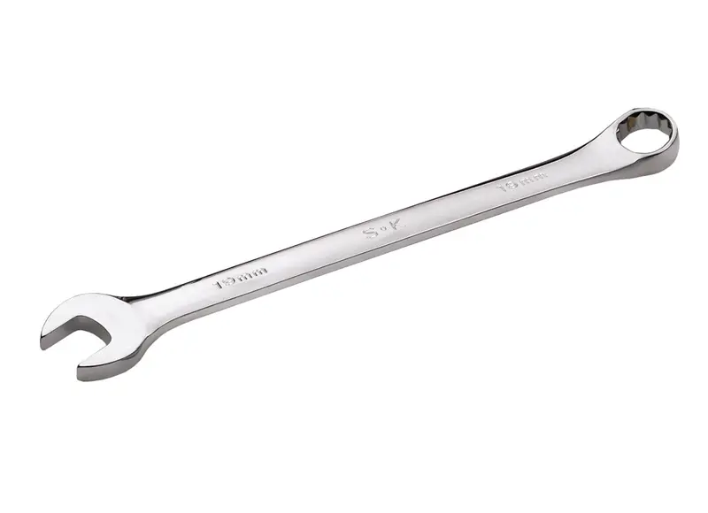 1-1/4″ 12-Point Standard-Length Combination Chrome Wrench – Fractional