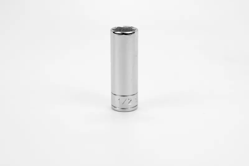 1/2″ 1/4″ Drive 6-Point Deep Chrome Socket