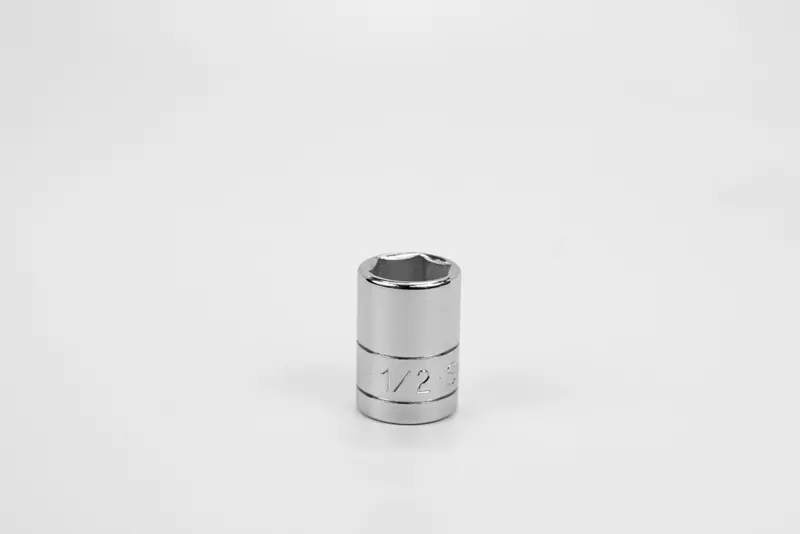 1/2″ 6-Point Chrome Socket for 3/8″ Drive – Standard Depth