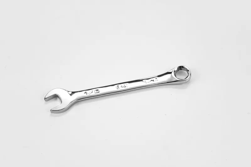 1/2″ 6-Point Fractional Combination Chrome Wrench – Versatile SAE Box & Open Wrench