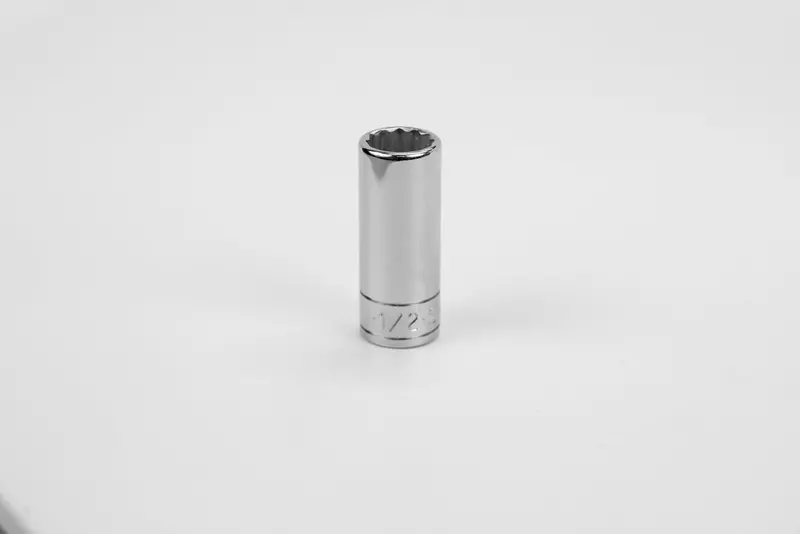 1/2″ Deep 12-Point Chrome Socket – 3/8″ Drive