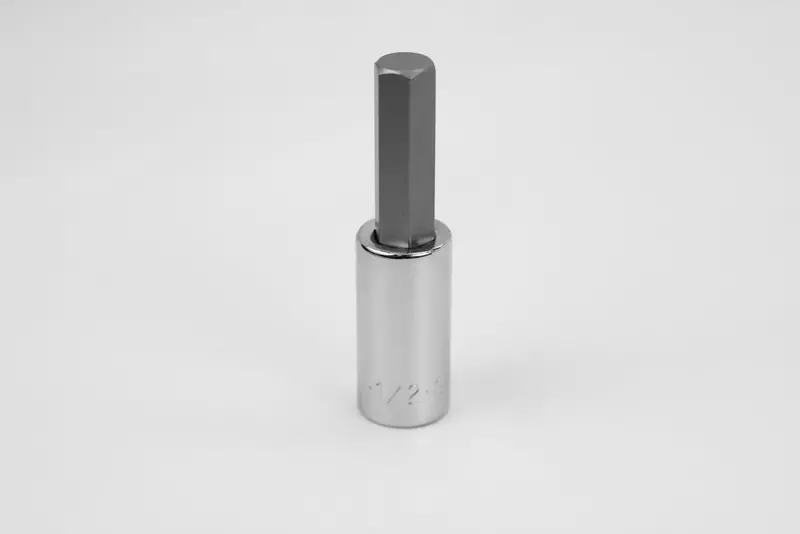 1/2″ Hex Chrome Bit Socket — 1/2″ Drive