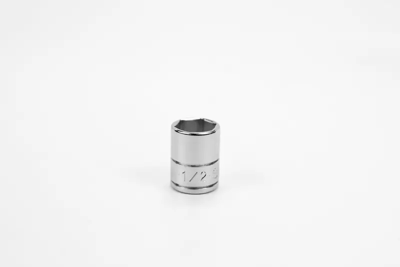 1/2-Inch Precision Hex Chrome Socket – 1/4″ Drive