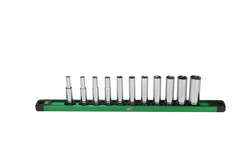 1/4″ Drive 11-Piece SAE Deep 6-Point Chrome Socket Set
