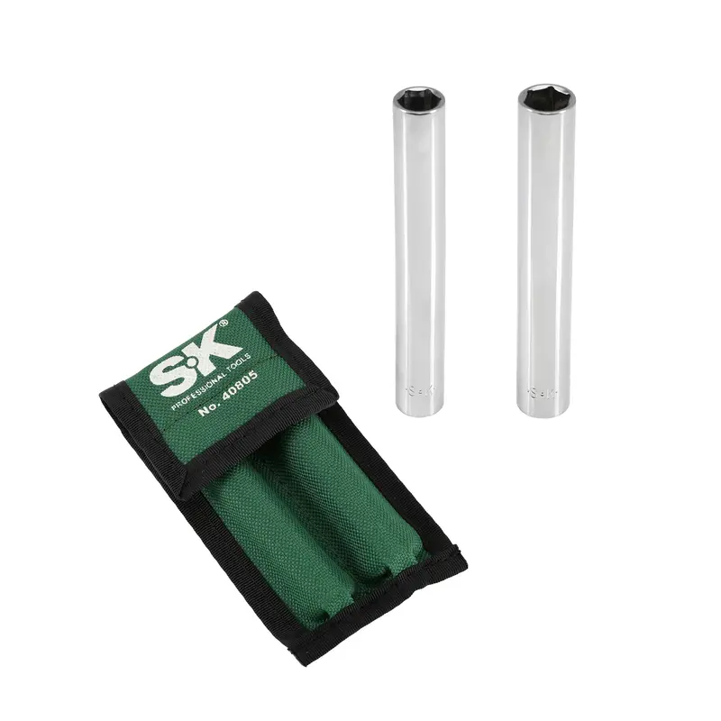1/4″ Drive 2-Piece Extra-Deep 6-Point Chrome Socket Set