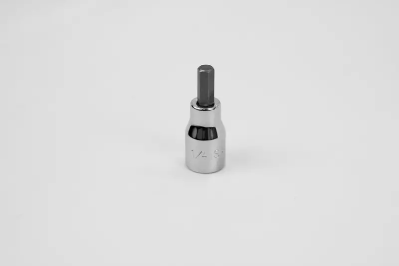 1/4″ Hex Chrome Bit Socket — 3/8″ Drive