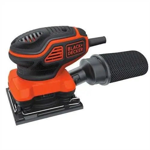 1/4-Sheet Orbital Sander Featuring Ergonomic Paddle Switch Activation