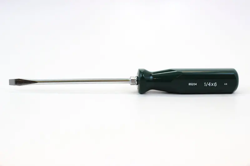 1/4″ x 6″ SureGrip Slotted Screwdriver with Enhanced Grip
