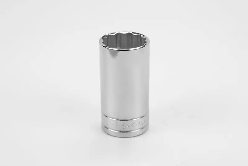 1″ Deep 12-Point Chrome Socket – 3/8″ Drive