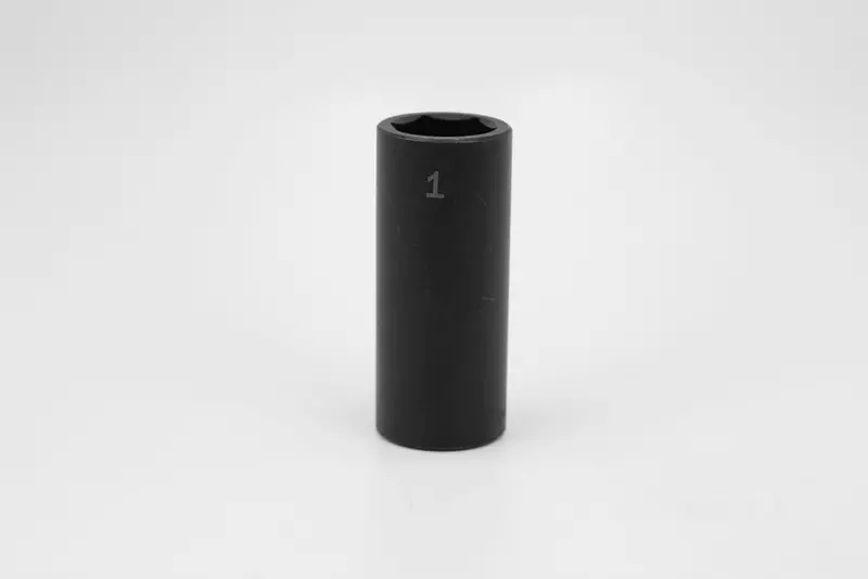 1″ Deep 6-Point Fractional Impact Socket – 1/2″ Drive