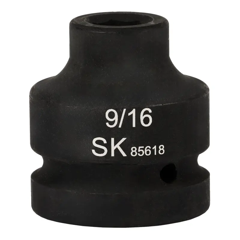 1″ Drive 6-Point Shallow SAE Impact Socket – 9/16″