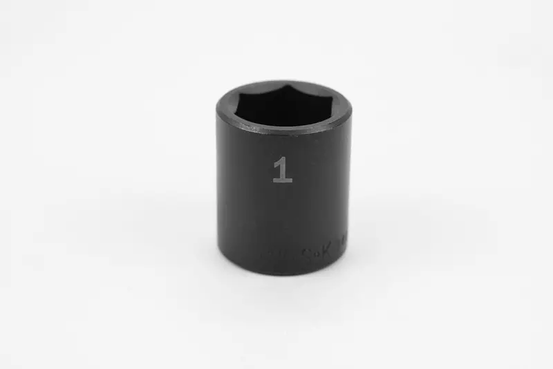 1″ Heavy-Duty 1/2″ Drive 6-Point Impact Socket for Standard Fractional Fasteners