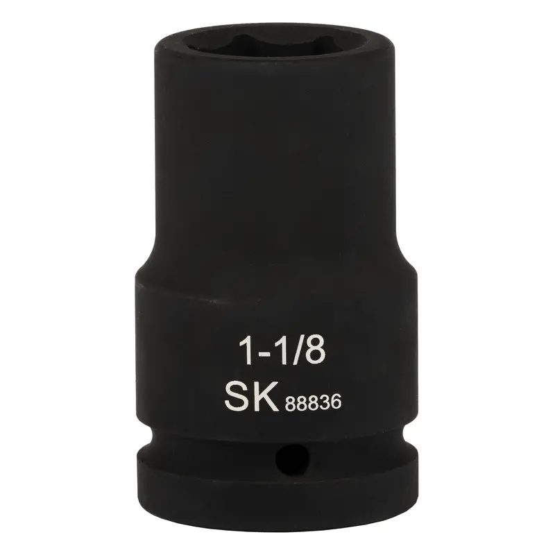 1-Inch Drive 6-Point Deep SAE Impact Socket – 1-1/8 Inch