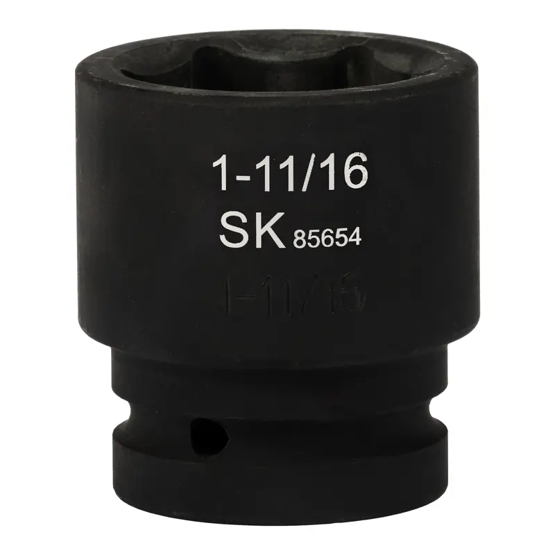 1-Inch Drive Shallow 6-Point SAE Impact Socket — 1-11/16 Inch