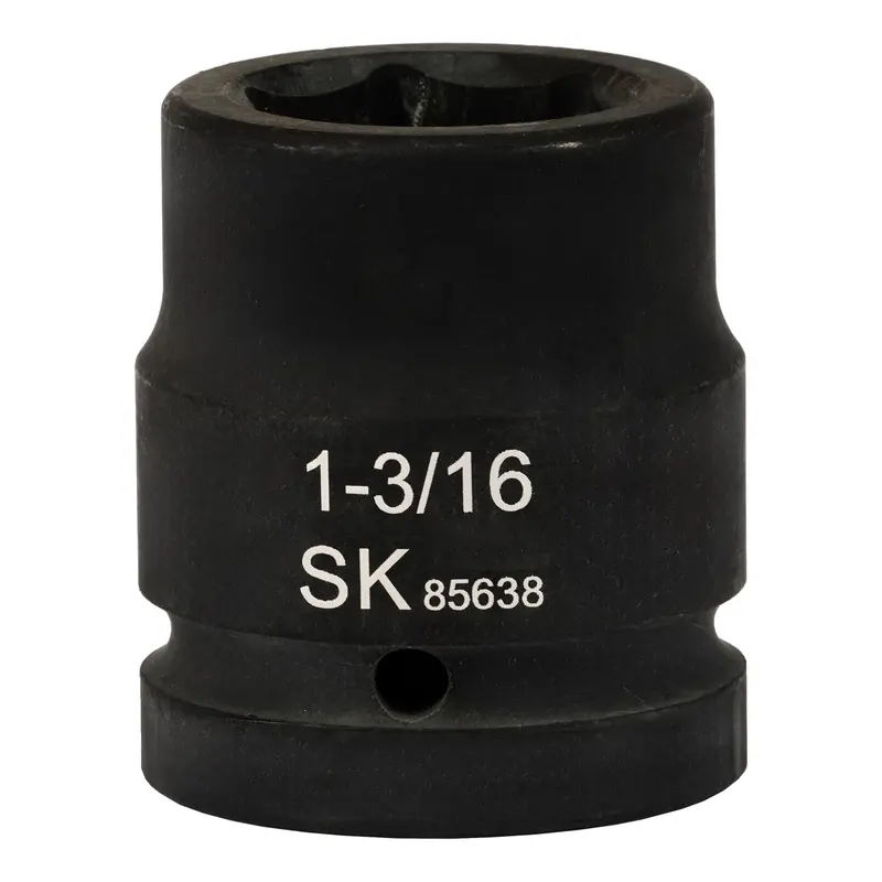 1-Inch Drive Shallow 6-Point SAE Impact Socket — 1-3/16 Inch