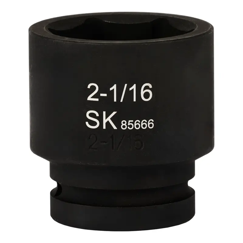 1-Inch Drive Shallow 6-Point SAE Impact Socket — 2-1/16 Inches