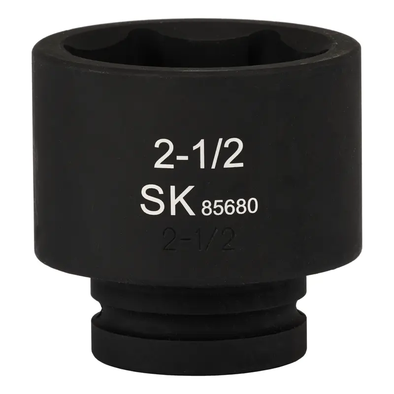1-Inch Drive Shallow 6-Point SAE Impact Socket — 2-1/2 Inches