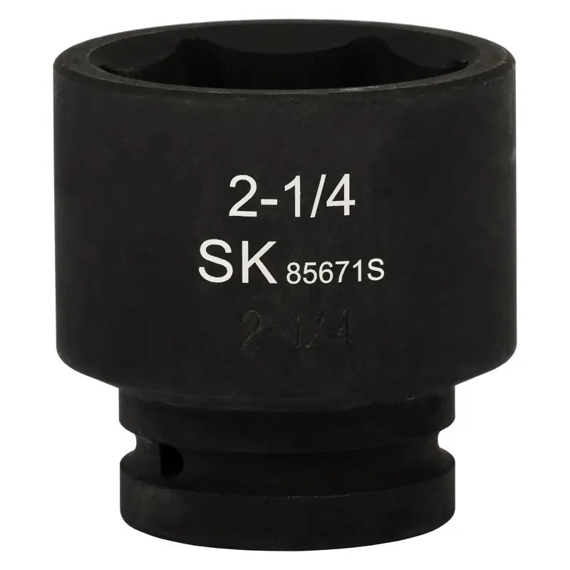 1-Inch Drive Shallow 6-Point SAE Impact Socket — 2-1/4 Inches