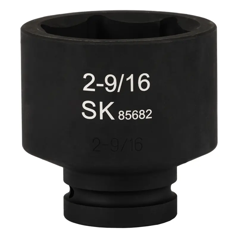 1-Inch Drive Shallow 6-Point SAE Impact Socket — 2-9/16 Inches