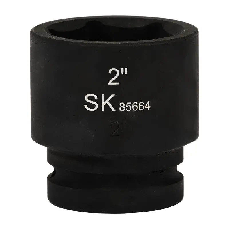 1-Inch Drive Shallow 6-Point SAE Impact Socket — 2 Inch