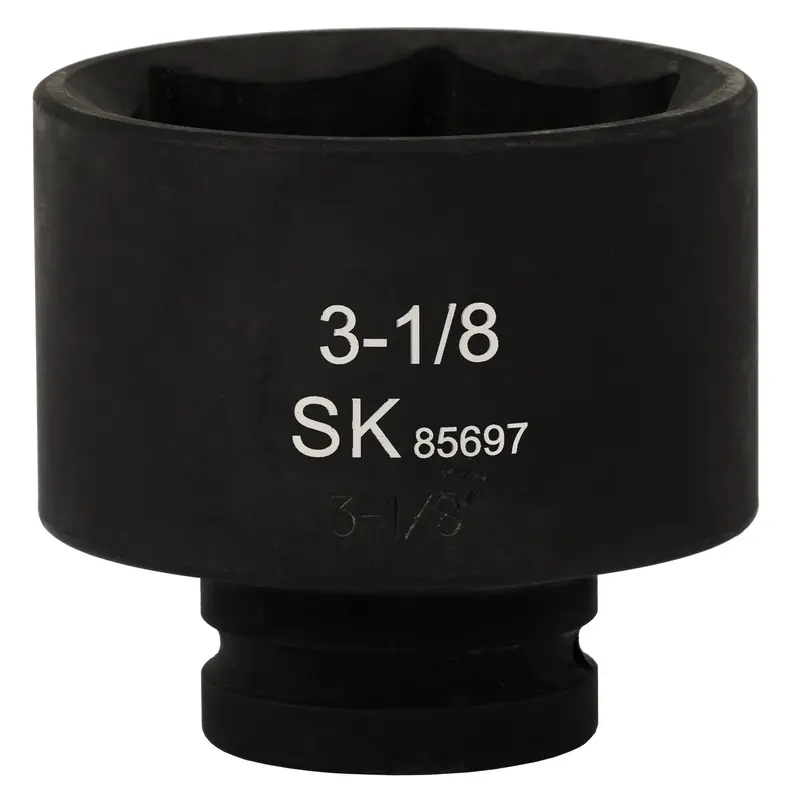1-Inch Drive Shallow 6-Point SAE Impact Socket — 3-1/8 Inches