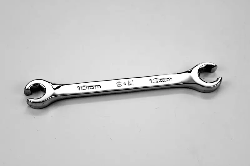 10 mm × 12 mm Metric Flare Nut Wrench – Lightweight Chrome Tube Wrench