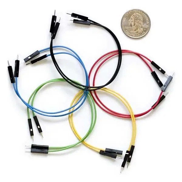 10-Pack 6″ Male-to-Male Jumper Wires – Assorted Colors for Prototyping