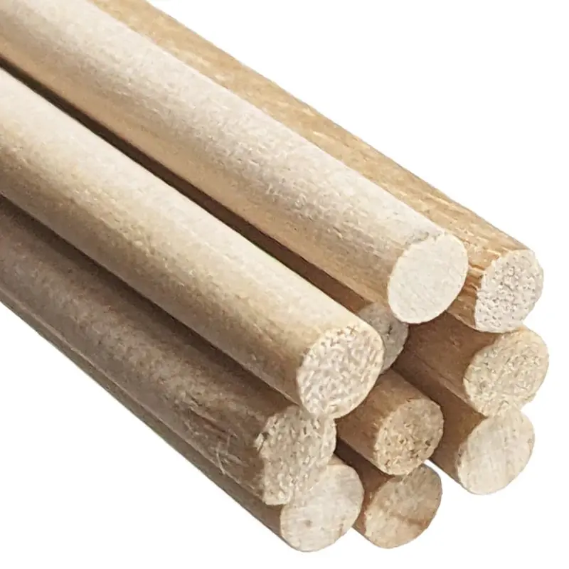10-Pack Birch Wood Dowels – 1/8″ Diameter × 36″ Length, Smooth Round Rods