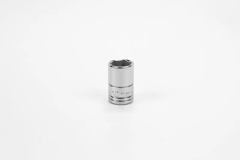 10mm 1/4-Inch Drive 6-Point Metric Chrome Socket