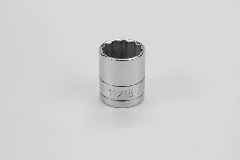 11/16″ 12-Point Chrome Socket for 3/8″ Drive – Standard Depth