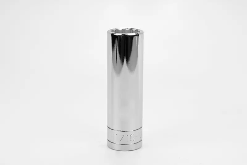 11/16-Inch 1/2-Inch Drive 12-Point Deep Chrome Socket
