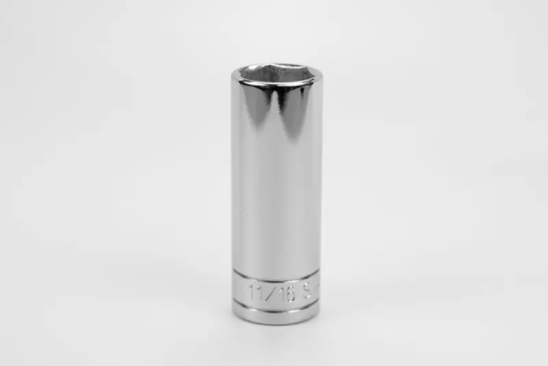 11/16-Inch Deep Chrome Socket – 3/8-Inch Drive, 6-Point Fractional