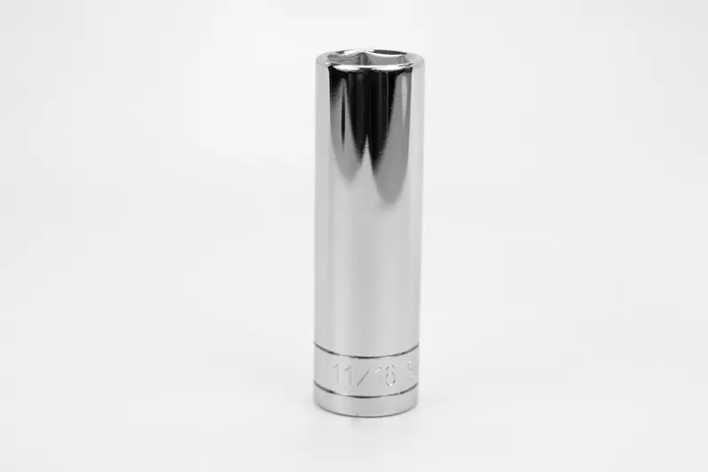 11/16 Inch Deep Socket – 1/2 Inch Drive, 6-Point Chrome