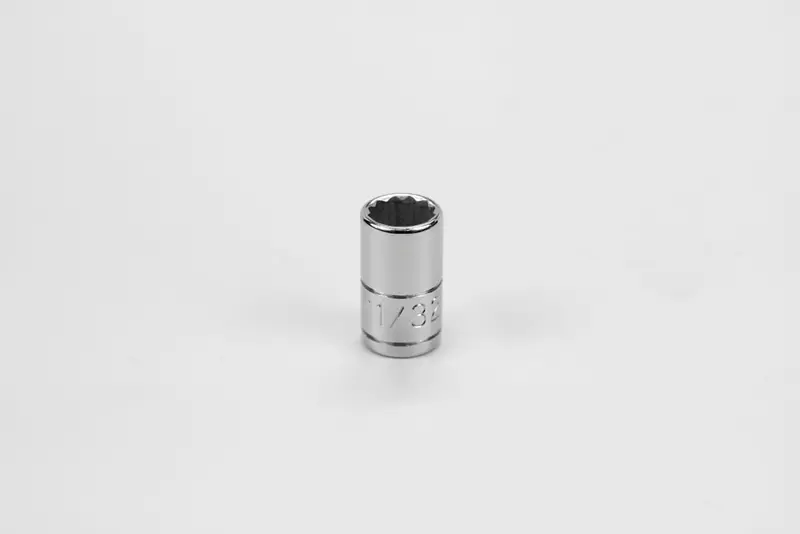 11/32″ 12-Point Fractional Chrome Socket – 1/4″ Drive