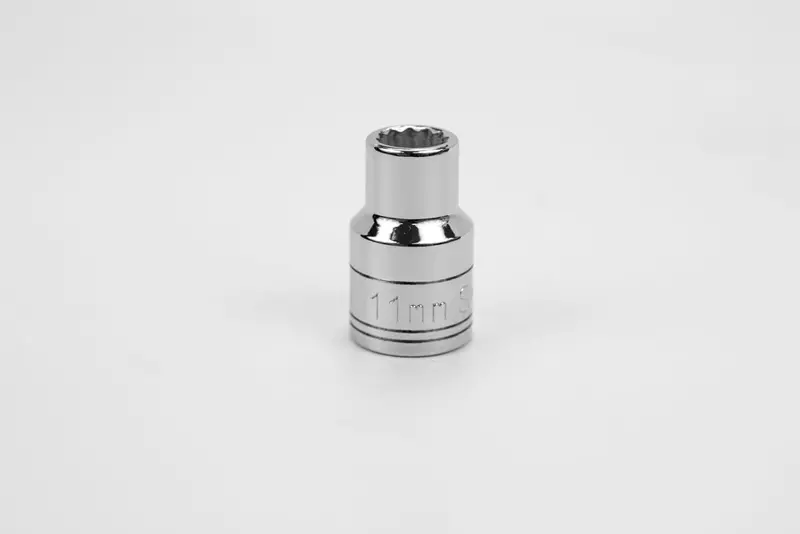 11 mm 12-Point Chrome Socket – 1/2″ Drive Metric Socket