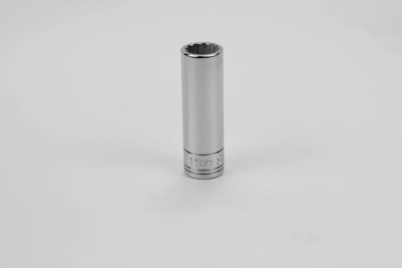 11 mm 12-Point Deep Chrome Socket – 1/4″ Drive