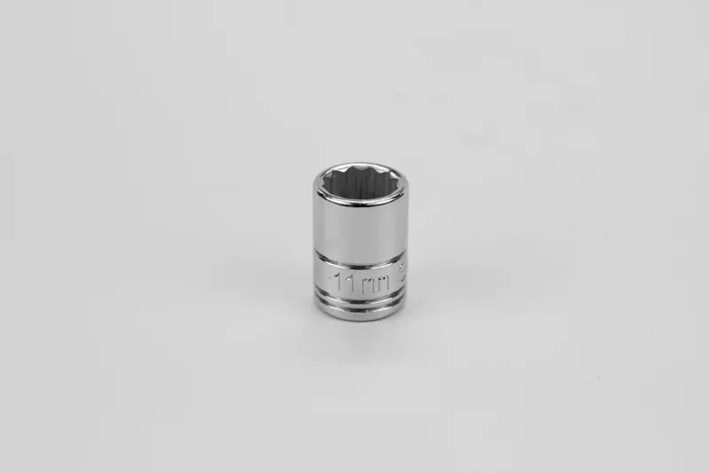 11 mm 12-Point Metric Chrome Socket – 1/4″ Drive