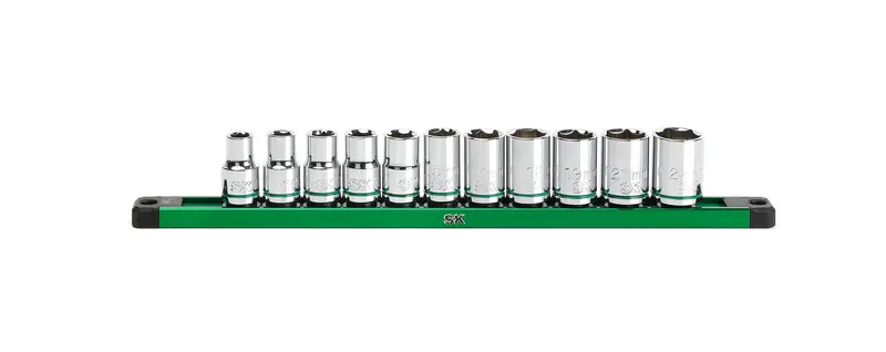 11-Piece 1/2″ Drive Standard Metric Chrome Socket Set – 6-Point