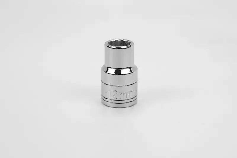 12 mm 12-Point Chrome Socket – 1/2″ Drive Metric Socket