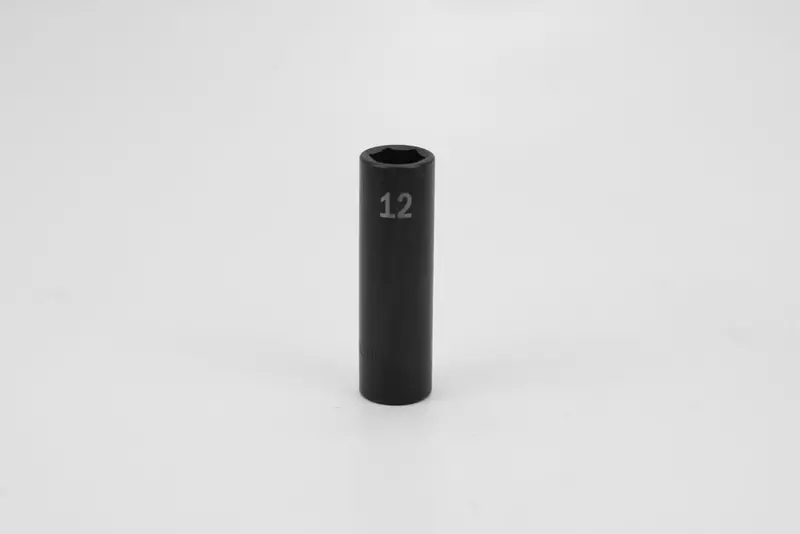12 mm 3/8″ Drive 6-Point Deep Impact Socket – Low-Profile Metric Fit