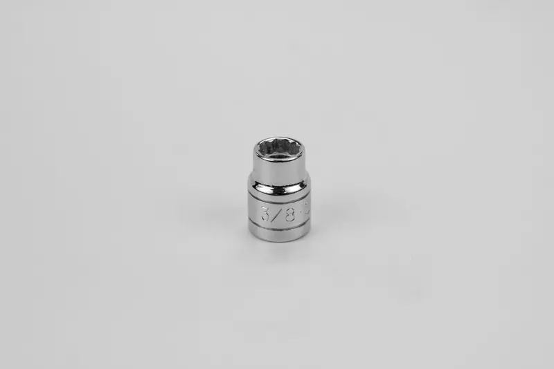 12-Point Standard Chrome Socket, 3/8″, 3/8″ Drive