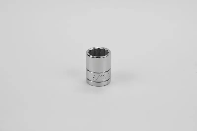 12-Point Standard Chrome Socket, 9/16″, 3/8″ Drive
