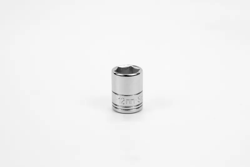 12mm 1/4-Inch Drive 6-Point Metric Chrome Socket