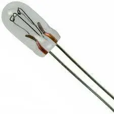 12V Wire-Lead Incandescent Lamp — 40mA General-Purpose Mini Bulb