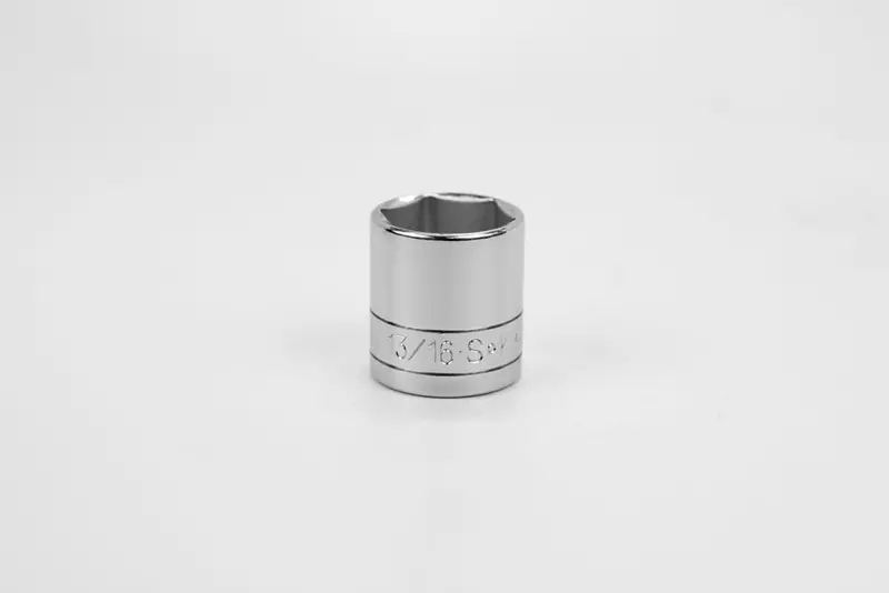 13/16″ 6-Point Chrome Socket for 3/8″ Drive – Standard Depth