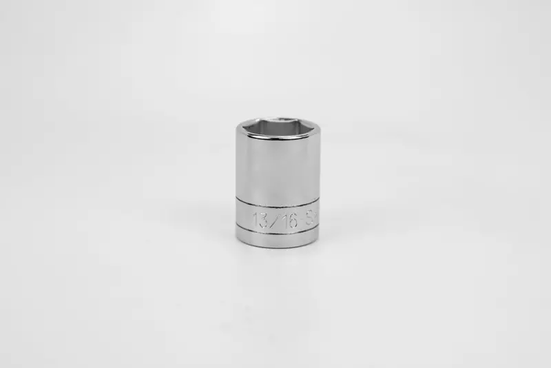 13/16″ 6-Point Fractional Chrome Socket — 1/2″ Drive
