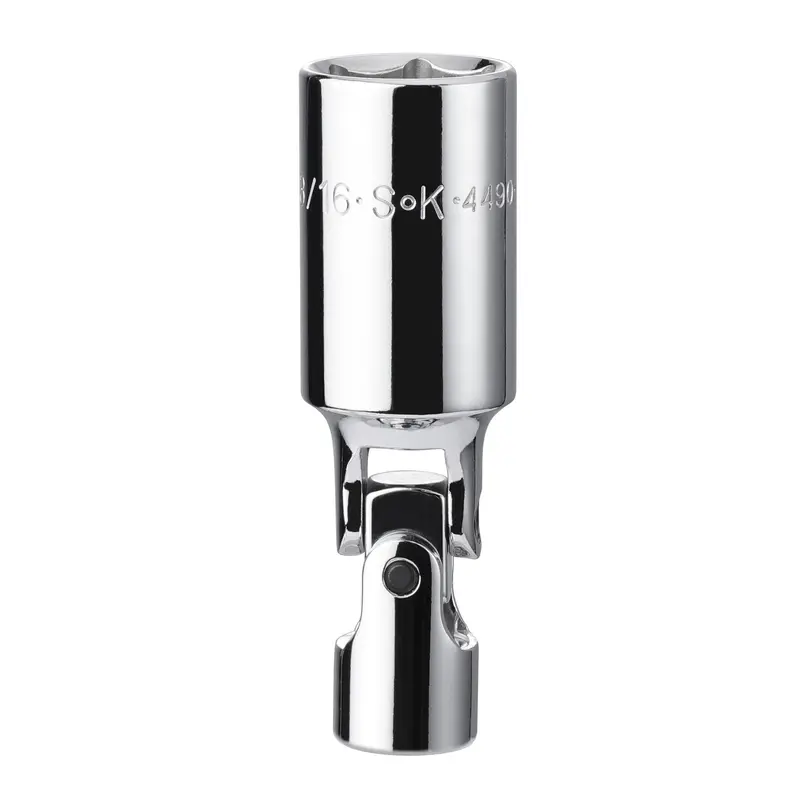 13/16″ Swivel Spark Plug Socket – 3/8″ Drive Chrome