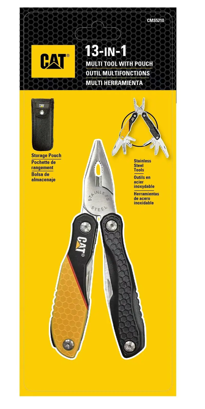 13-in-1 All-in-One Multi-Tool Kit with Carrying Pouch